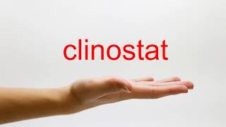 How to Pronounce clinostat  American English [upl. by Weitzman]