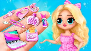 Gadgets Miniatures Pour Barbie  30 Idées Pour LOL [upl. by Annayk864]