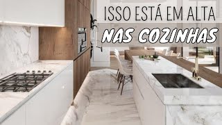 IDEIAS QUE ESTÃO EM ALTA PARA DECORAÇÃO DE COZINHAS  COMO FAZER UMA COZINHA MODERNA [upl. by Connors]