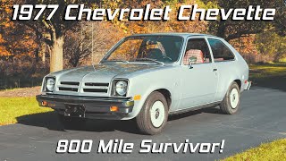 Lowest Mileage 1977 Chevette on earth 800 original mile survivor [upl. by Sherborne]