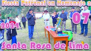 🌹Fiesta Patronal en Homenaje a Santa Rosa de Lima🌹 2024  DVD 07 [upl. by Euqcaj252]