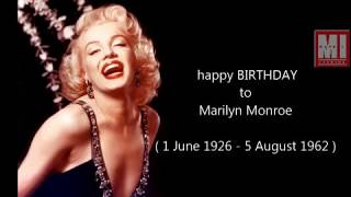 Marilyn Monroe  happy birthday [upl. by Mungo]