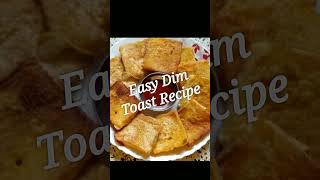 Easy Dim Toast RecipeEgg Toast Dim PaurutiDim ToastEgg RecipeBreakfast RecipeShorts [upl. by Nawk]