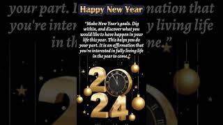 Best New Years Quotes To Celebrate 2024 Happy New Years Quotes To Welcome In 2024 shorts reels [upl. by Themis]