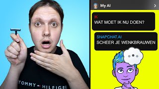 MY AI Bepaalt 1 Dag Mijn Leven SNAPCHAT BOT Challenge [upl. by Korwun]