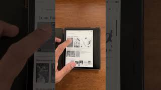 Show the Clock while Reading on KINDLE paperwhite kindle books bookstagram readers [upl. by Mill]