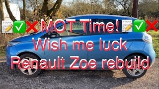 📝✅❌ MOT Time  Renault Zoe ZE40 motor bearing rebuild  EV salvage repair ❌✅📝 [upl. by Dave760]