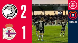 RESUMEN PrimeraFederación  Unionistas de Salamanca CF 21 RC Deportivo  Grupo 1  Jornada 30 [upl. by Ellerehc]