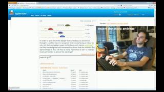 Typeracer 162 WPM with handcam [upl. by Rae]