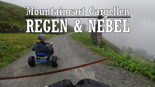 Bei Regen und Nebel auf Vorarlbergs längster MountaincartStrecke…  Mountaincart Gargellen [upl. by Nesiaj]