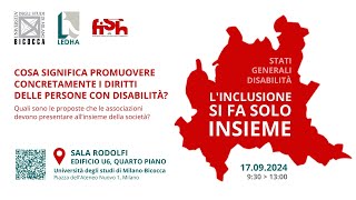 Stati generali della disabilità in Lombardia [upl. by Perseus296]