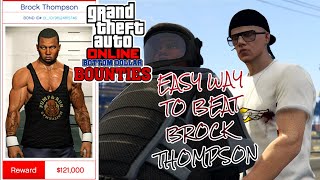 EASY WAY TO STOP THE CONVOY amp BEAT BROCK THOMPSON IN BOTTOM DOLLAR BOUNTIES  GTA ONLINE [upl. by Affer744]