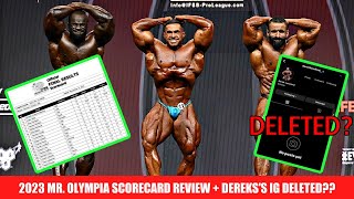 Derek Lunsford Deleted Instagram  2023 Olympia Scorecard Review  Hadi Choopan Apologizes [upl. by Tecu]