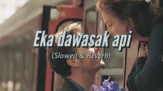 Eka dawasak api Slowed amp Reverb එක දවසක අපි [upl. by Aicirtac]