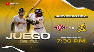 LEONES DEL ESCOGIDO VS ÁGUILAS CIBAEÑAS  SERIE REGULAR 202425 [upl. by Eri938]