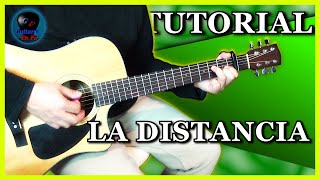 Cómo tocar LA DISTANCIA en guitarra  Roberto Carlos  TUTORIALES DE GUITARRA T5 [upl. by Nevsa]