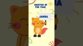 12 months of year  months name in english  months of the year in English kidszone shorts [upl. by Humphrey]