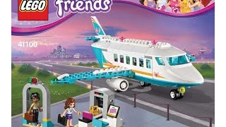 LEGO 41100 Heartlake Private Jet Instructions LEGO FRIENDS 2015 [upl. by Imot]