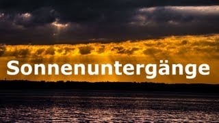 Schöne Sonnenuntergänge Fotografieren Tutorial [upl. by Shepherd45]