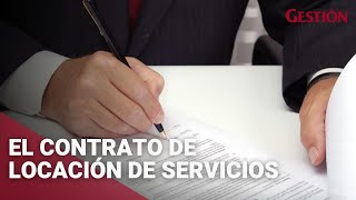 El contrato de locación de servicios [upl. by Ikkir]