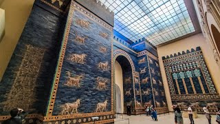 Ishtar Gate and Processional Way of Babylon Pergamon museum Berlin [upl. by Frost]