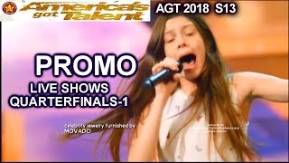 PROMO LIVE SHOWS Quarterfinals 1 Americas Got Talent 2018 Promo AGT [upl. by Seraphim]