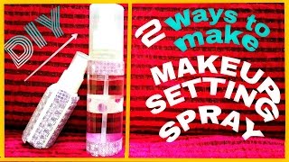 ❤ DIY Makeup Setting Spray in only TWO MINUTES ❤ [upl. by Trebmal493]