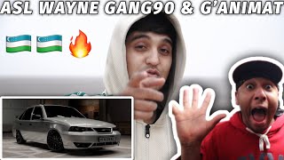 ASL WAYNE FTAGAGANG90 VISUALIZER VIDEO amp ASL WAYNEG’ANIMAT MUSIC VIDEO REACTION UZBEK RAP🇺🇿 [upl. by Lehmann]