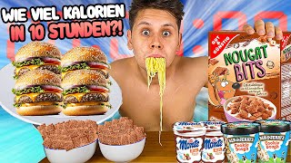 Wie VIELE KALORIEN SCHAFFE ICH IN 10H😰🍫GÖNNEREDITION🤤 [upl. by Frohman604]