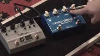 Fulltone Fulldrive 2 MOSFET vs GT500  Part 1 of 3  demos [upl. by Allare]