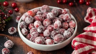 How to Make Sugared Cranberries [upl. by Lodhia]