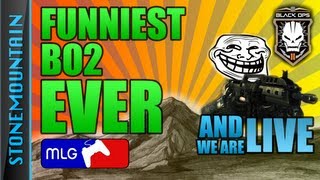 Black Ops 2 FUNNY MLG Shoutcast CODCAST Trolling Best troll in Black Ops 2  Funniest BO2 video 50 [upl. by Friede]