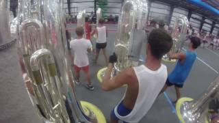 Bluecoats 2016 Tuba Cam  Final Run Through [upl. by Ejroj]