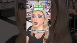 In the words of Tim Walz… mind your damn business sephora drag makeup lgbtq karen gay [upl. by Eibbed]