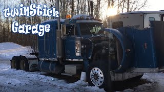 Peterbilt 359 Restoration Ep6 “First start in 10 years” [upl. by Peltz]