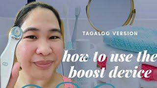 How To Use Ageloc Boost Device  Tagalog Version vlog35 [upl. by Ynnij38]