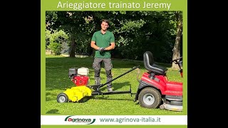 Arieggiatore per prato e campi sportivi Jeremy Agrinova  Arieggiatore da trattoino  trainato [upl. by Fax]