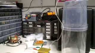 DIY Electrostatic Precipitator With Liquid Electrode Test Chamber [upl. by Gothard528]