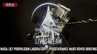 NASAJPL  Perseverance Rover Landing  Briefing February 22 2021 [upl. by Winslow128]