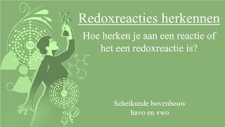 Redoxreacties herkennen [upl. by Betteann651]