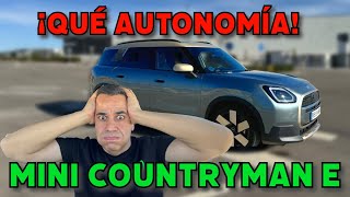 ¡QUÉ AUTONOMÍA Prueba primer MINI COUNTRYMAN 100 eléctrico NO DECEPCIONA MOTORK [upl. by Lupee]