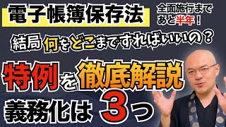 【電子帳簿保存法】義務化！実は骨抜き！？全事業者に義務付けられる「改正 電子帳簿保存法」が本格始動。何をどこまでやらないといけないのか？／電子データの保存、検索要件 [upl. by Ykcub]