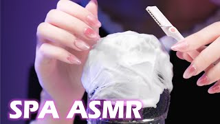 ASMR Sleepy Relaxation Spa on Microphone 🎤✨ No Talking  Cara ASMR [upl. by Omrellig913]