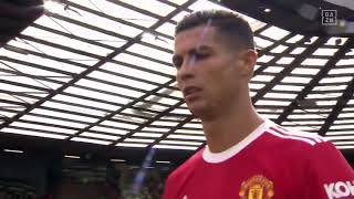 Cristiano Ronaldo Walks Out to crowd cheers quotViva ronaldoquot for His Second Debut At Old Trafford [upl. by Chet297]