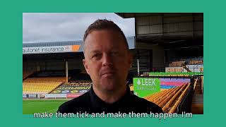 Will Turner from Port Vale Foundation talks about the StokeonTrent VCSE City Alliance [upl. by Alyat]