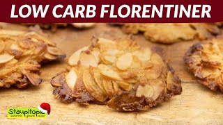 Low Carb Florentiner Plätzchen mit Mandeln 😋🎄 [upl. by Carlock392]