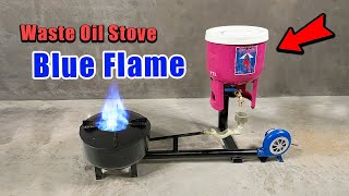 idea DIY Waste Oil Burner Stove from Gas Tank  Waste Oil Stove Homemade super easy [upl. by Belayneh]