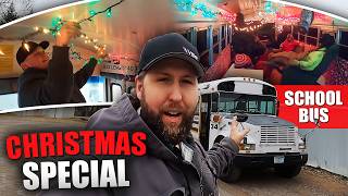 We Almost ROLLED A School Bus While Riding FURNITURE ON WHEELS 2020 Christmas Special [upl. by Wardieu158]