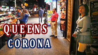 Queens Corona walking on Roosevelt Avenue [upl. by Anihsak85]