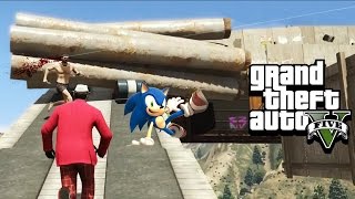 SONICS DEATH RUN  GTA 5 Gameplay [upl. by Maye]